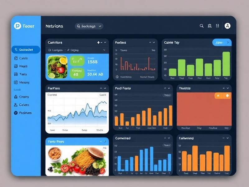 Interface do sistema Nutrição & Dieta
